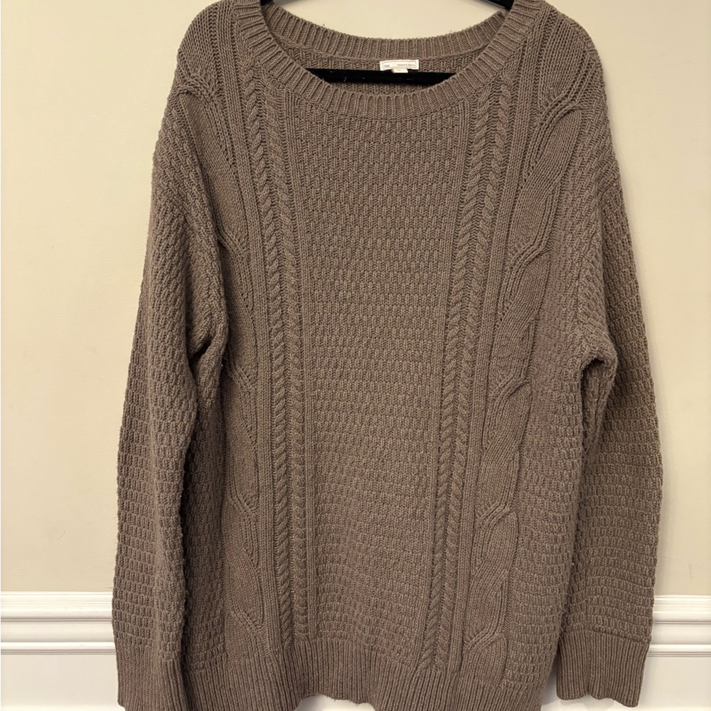 GAP Taupe Knit Sweater Tunic